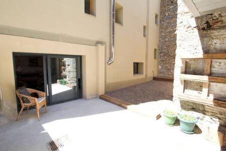 Apartament Central Amb Terrassa Alp Exteriör bild